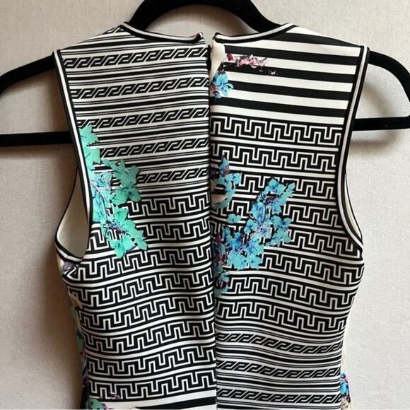 Clover Canyon Enchanted Garden Floral Scuba Bodycon Dress Sz XS - Picture 6 of 12